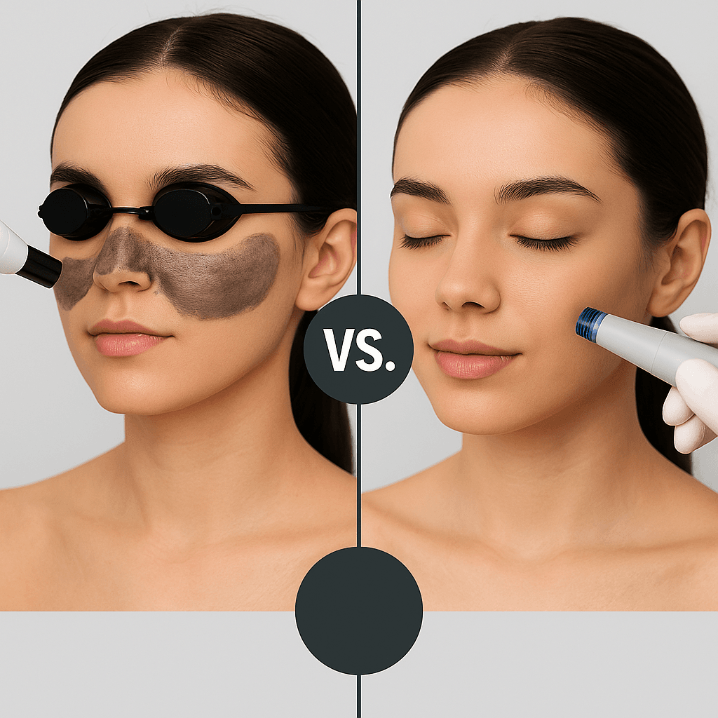 Carbon Laser vs. HydraFacial: Which Skin Treatment Is Right for You? - Blog Hero Image