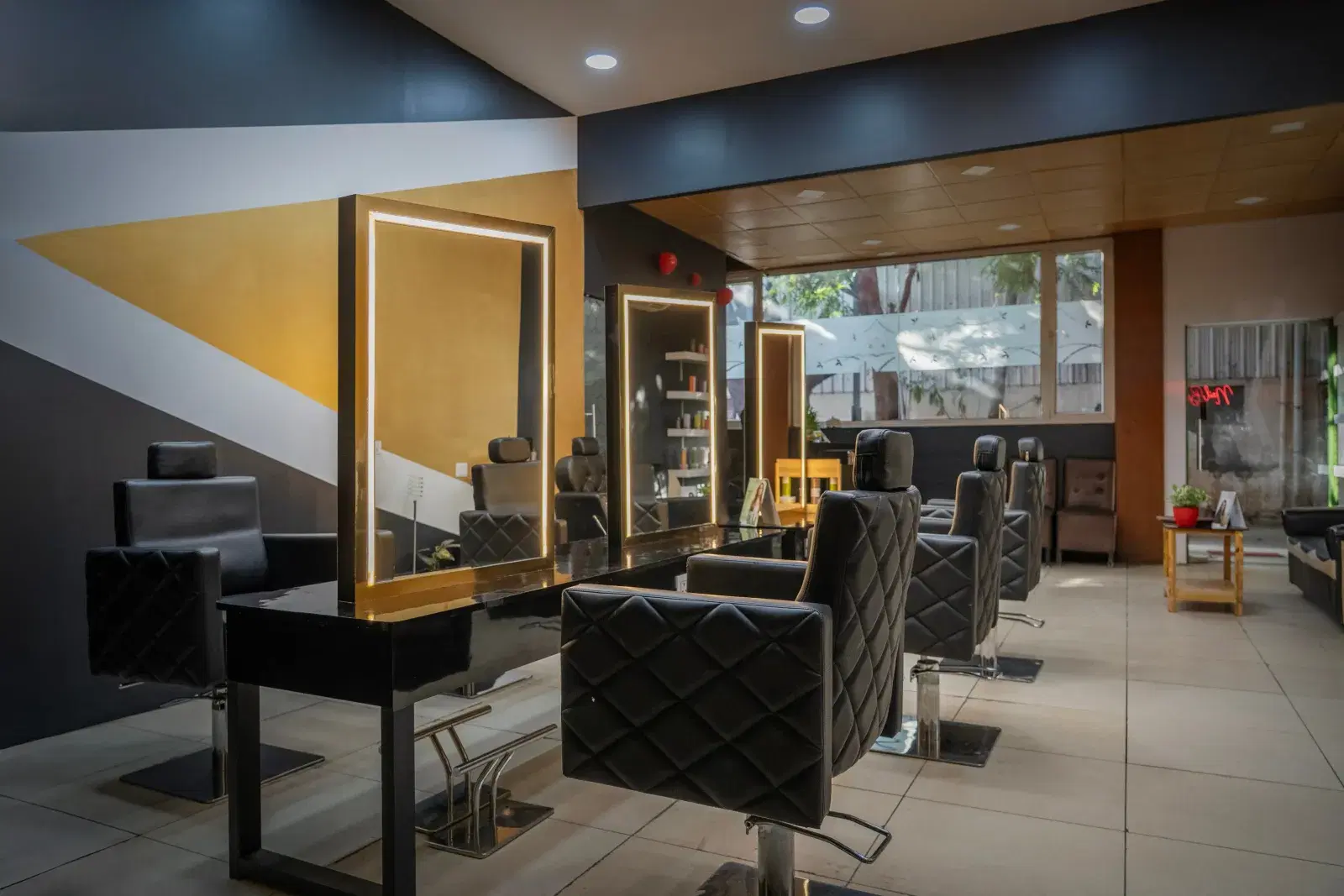 YAZZ franchise opportunity - Modern beauty salon interior showcasing our premium franchise model