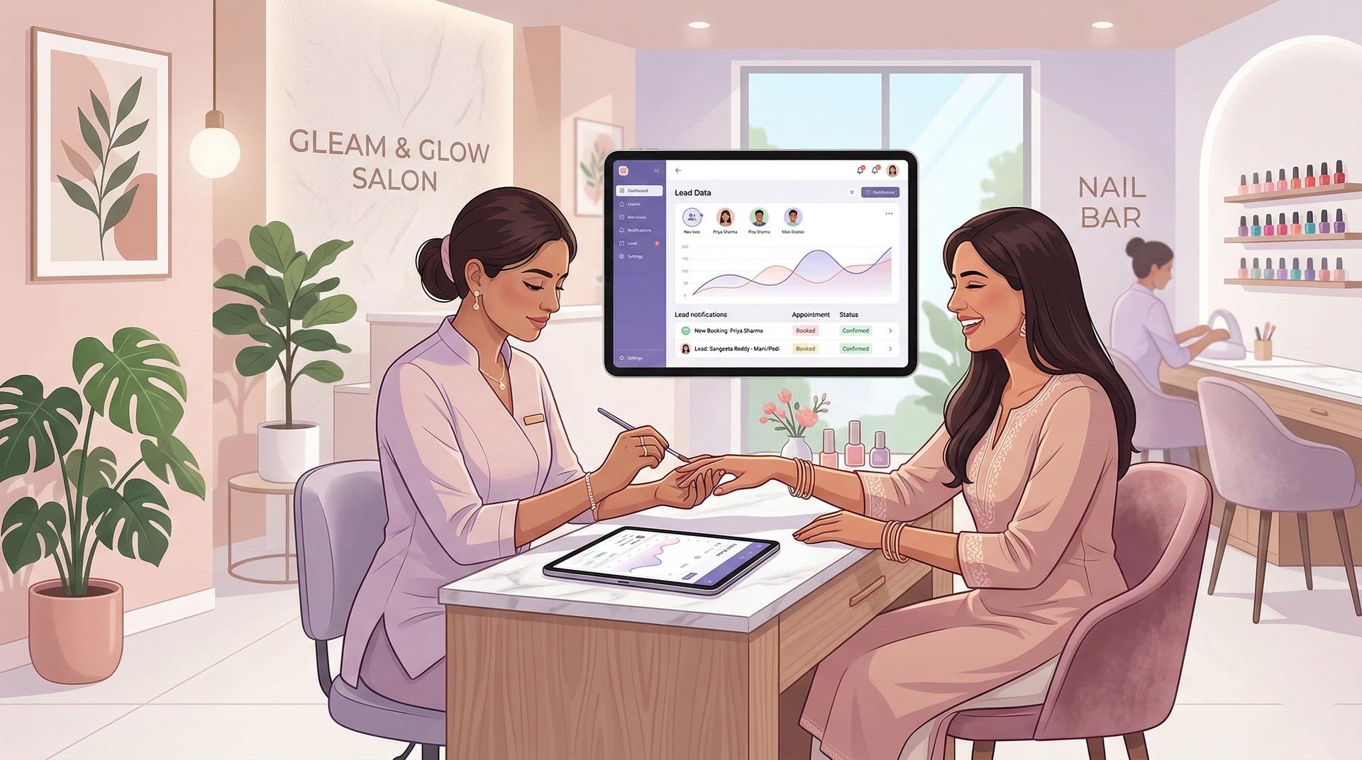 Top 10 Best Nail Salon Lead Management Software to Grow Your Business in 2026 (India) - Blog Hero Image