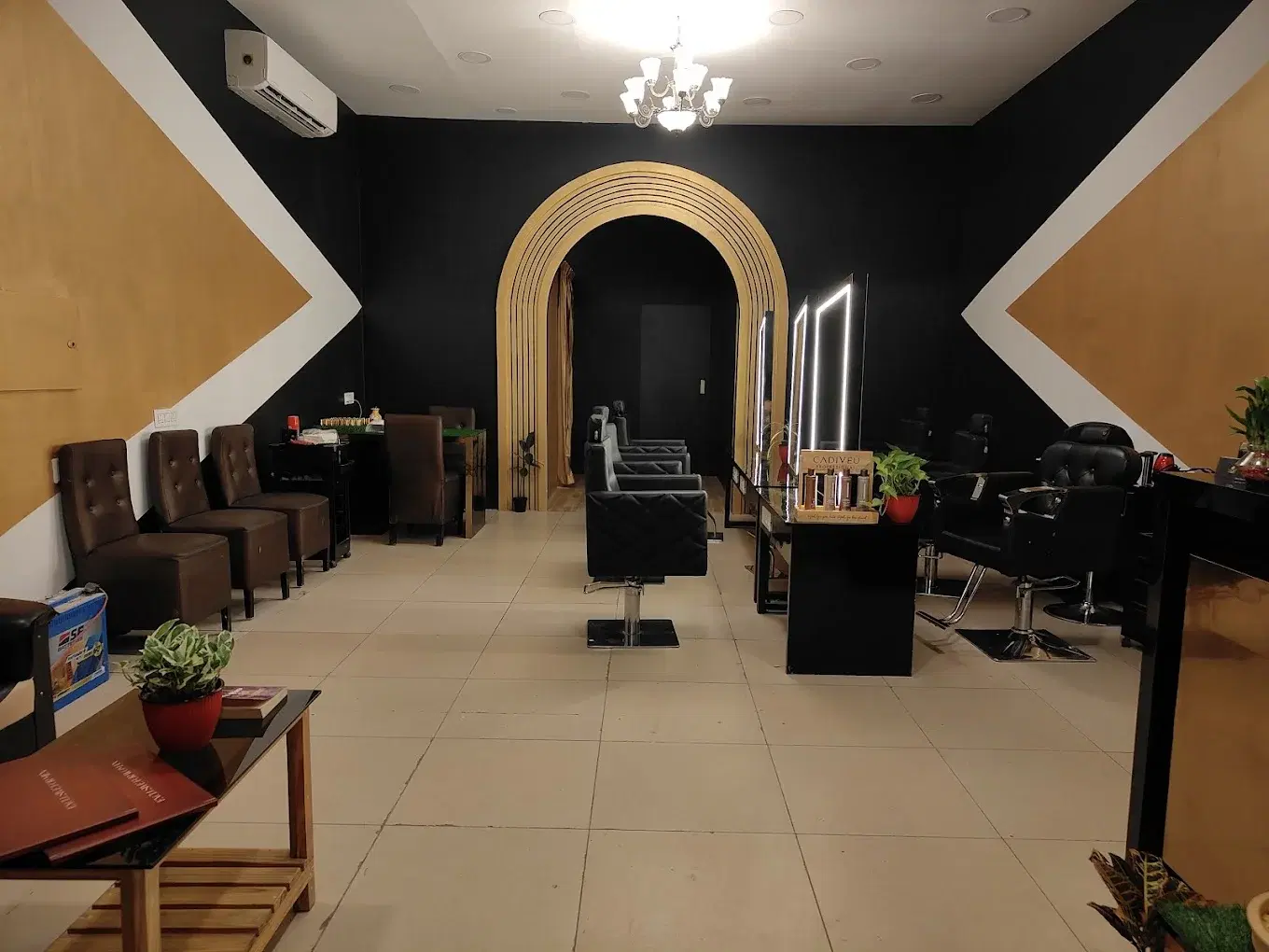 YAZZ Beauty & Wellness salon interior showcasing our modern and welcoming environment where beauty and wellness services are provided