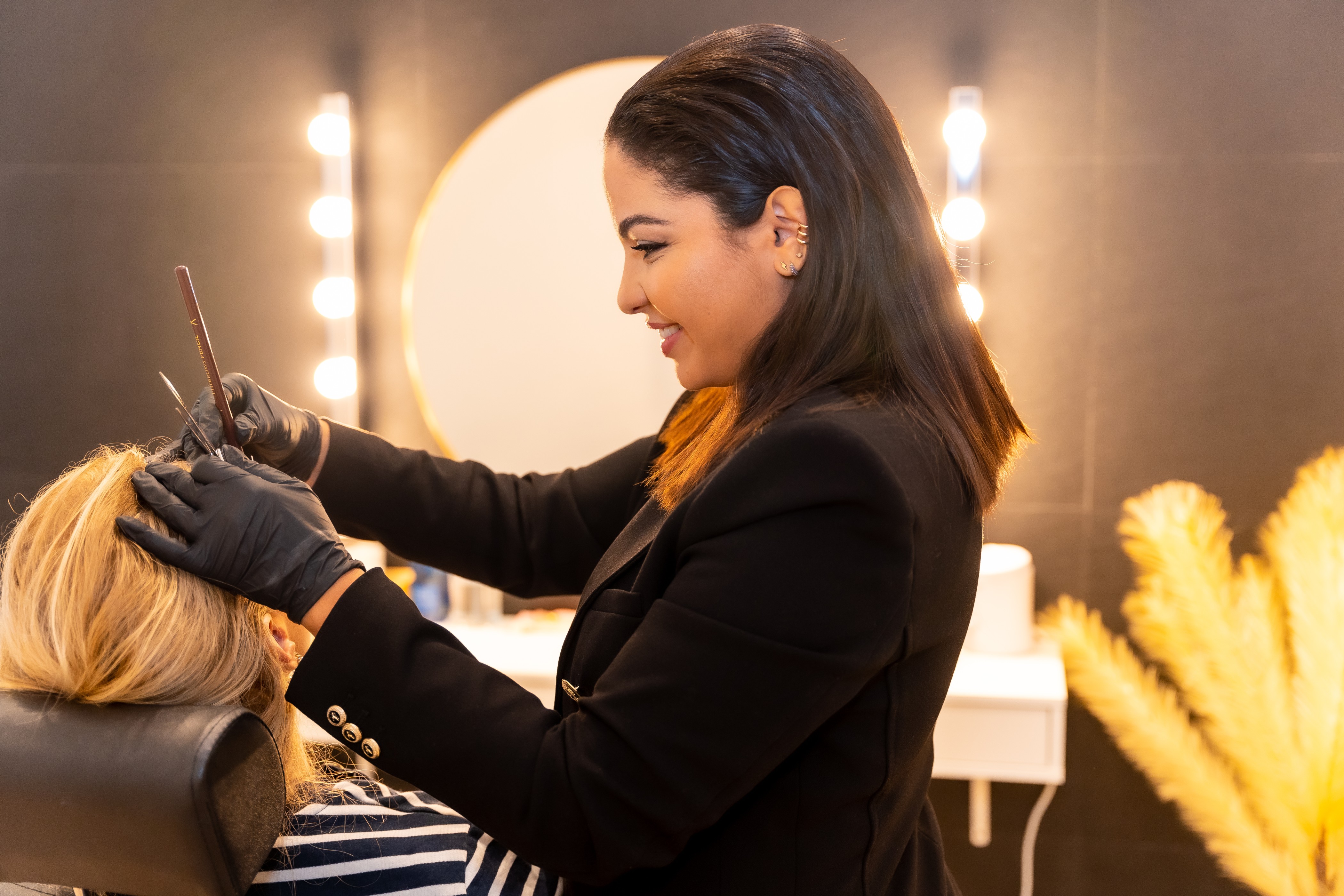 Senior Female Beautician